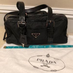 prada bag with lock